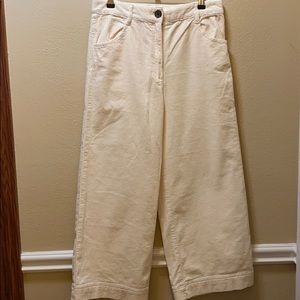 H&M corduroy wide leg pants